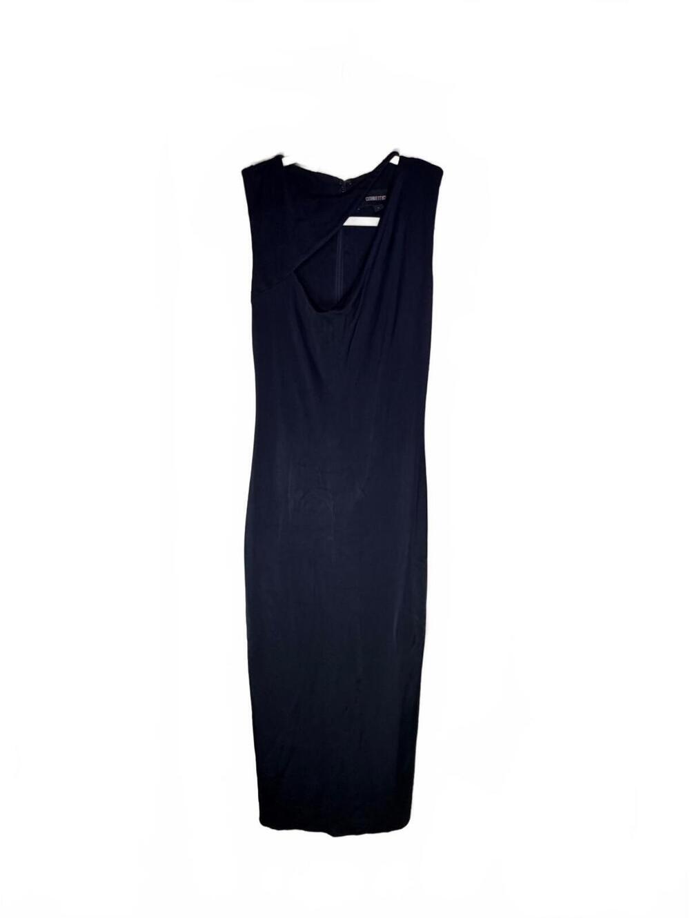 Cushnie et Ochs Navy Asymmetric Dress Size 0 - Picture 4 of 8
